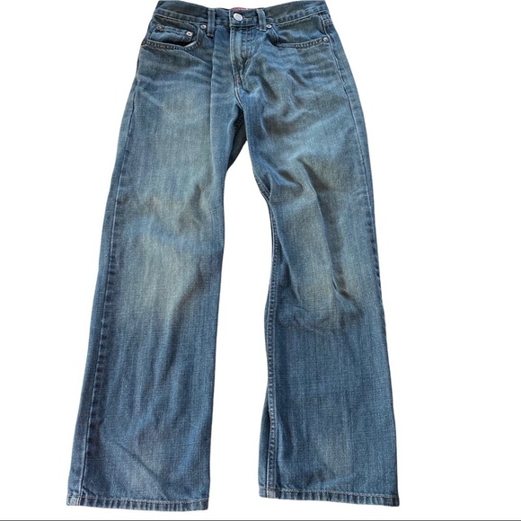Levi’s 514 Red Tab Medium Wash Rigid Denim with Light Fading Slim Straight 27x27 - Picture 1 of 10